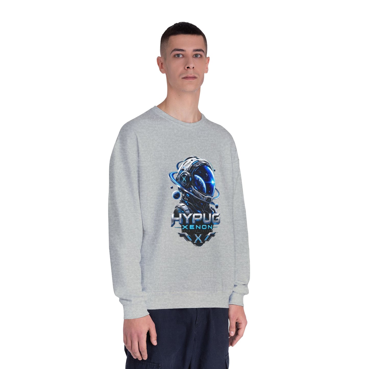 HYPUG XENON Cyber Orbit futuristic cyber streetwear sweatshirt