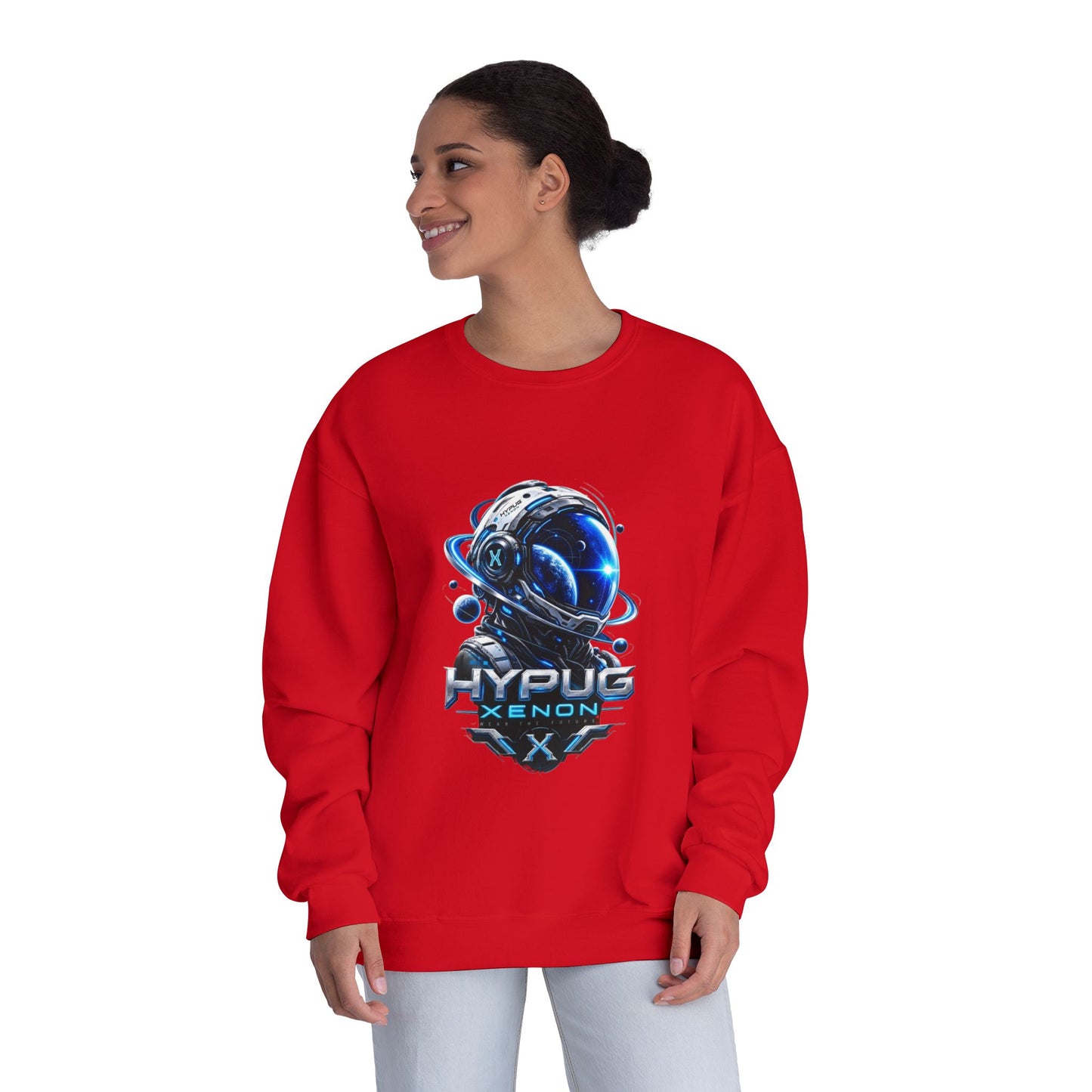 HYPUG XENON Cyber Orbit futuristic cyber streetwear sweatshirt