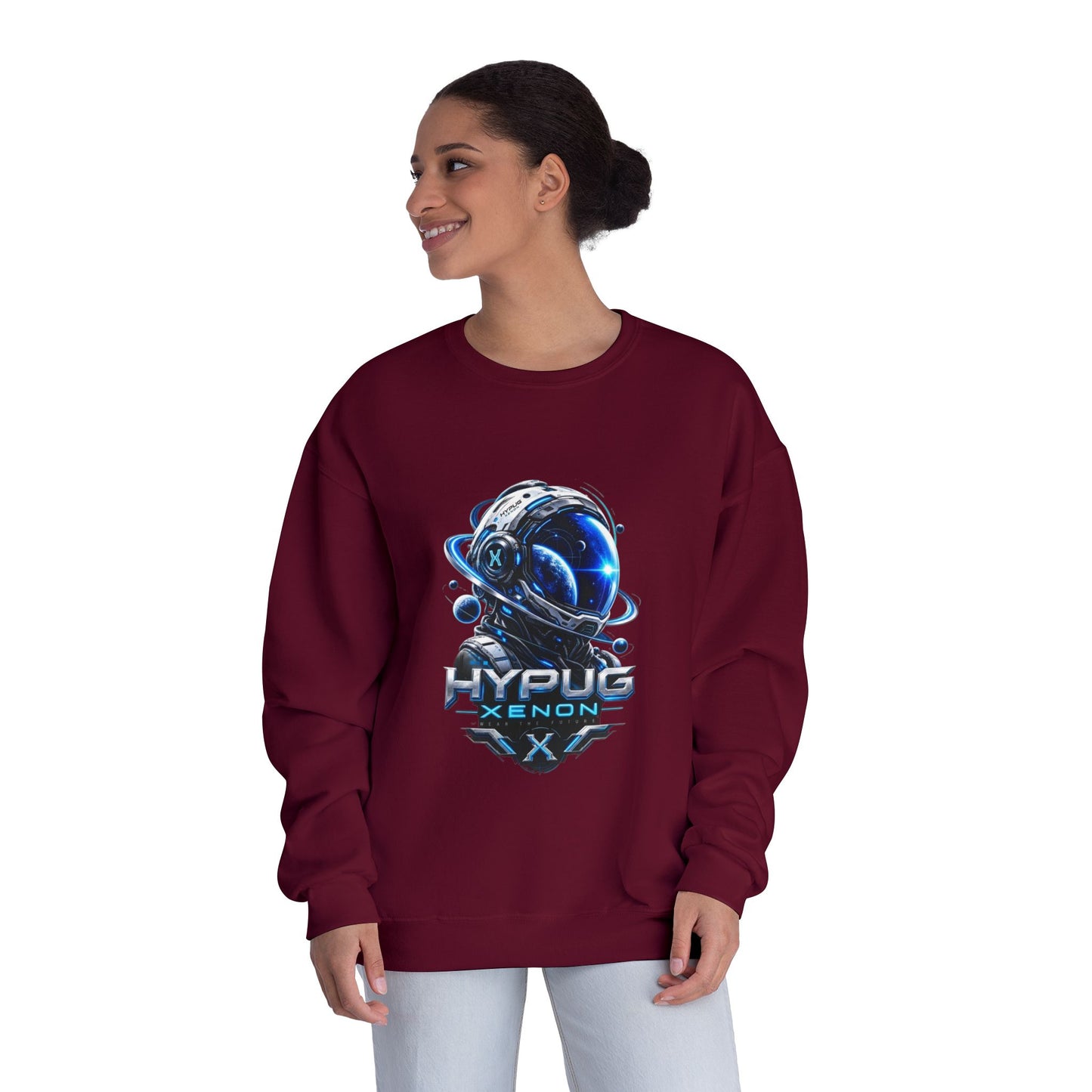 HYPUG XENON Cyber Orbit futuristic cyber streetwear sweatshirt