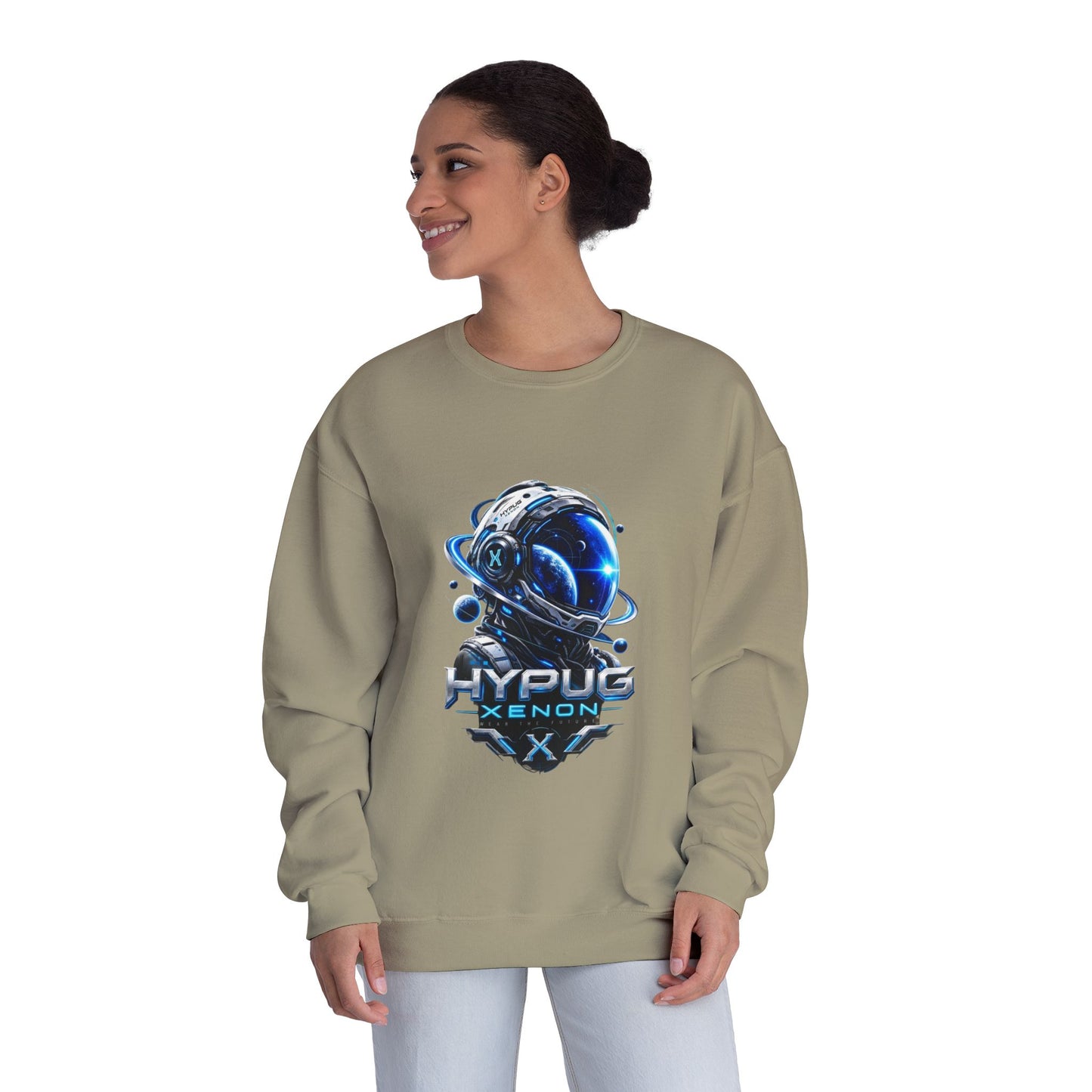 HYPUG XENON Cyber Orbit futuristic cyber streetwear sweatshirt