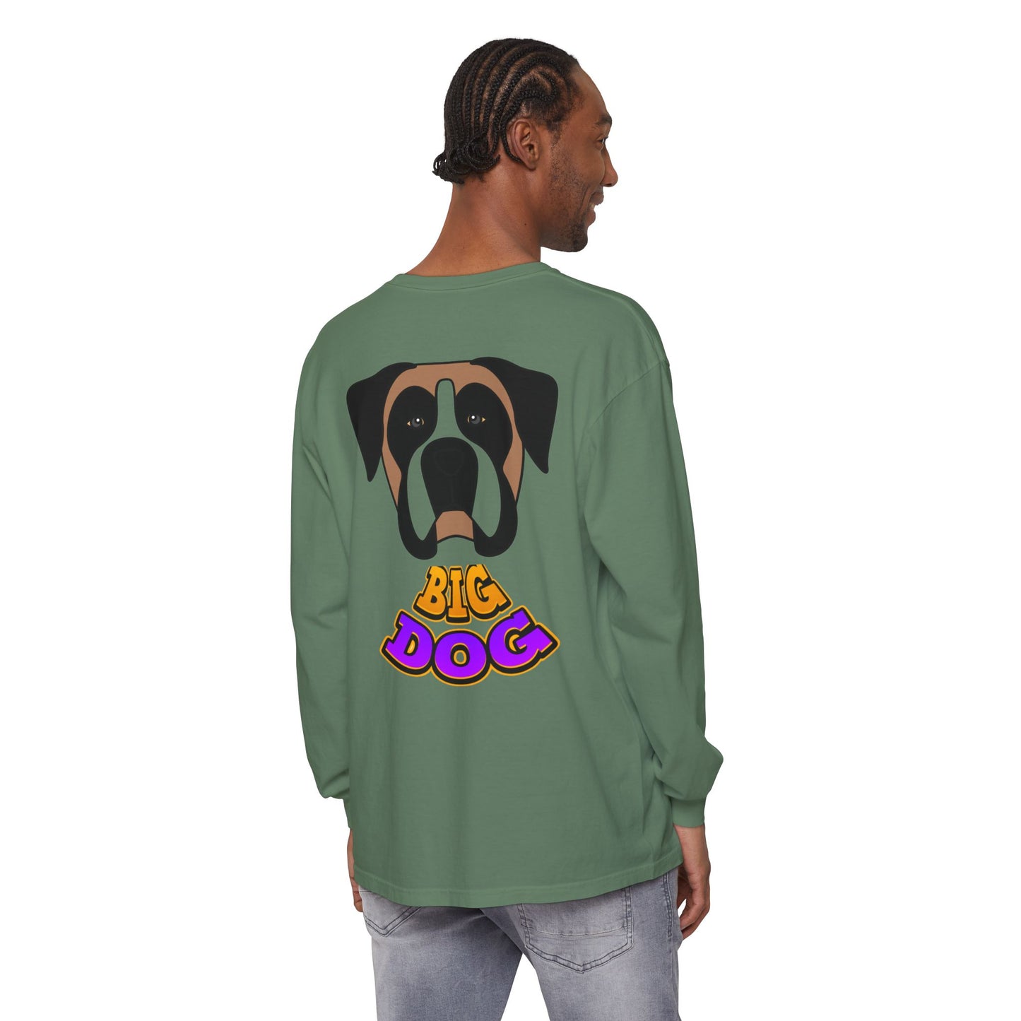 Big Dog Long Sleeve Tee — "Hypug Xenon" Graphic