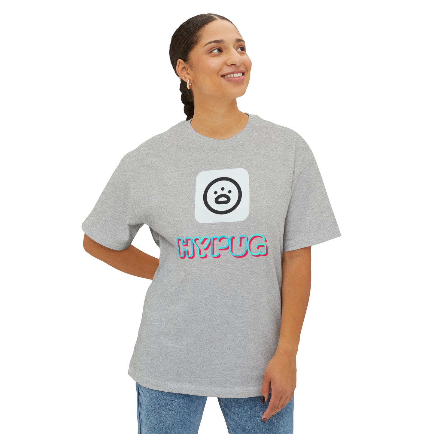 Big Dog Graphic Tee — "HY•PUG" Front Logo & Large Dog Back Print