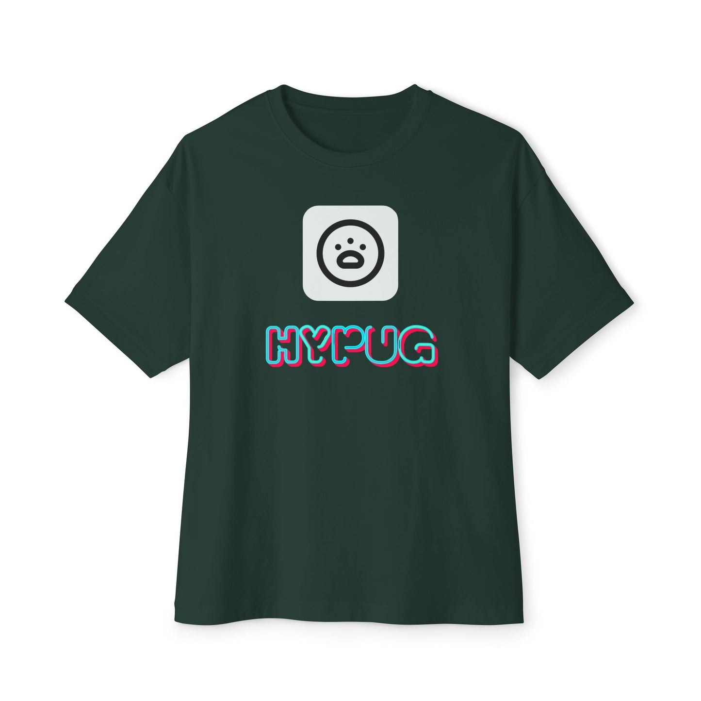 Big Dog Graphic Tee — "HY•PUG" Front Logo & Large Dog Back Print