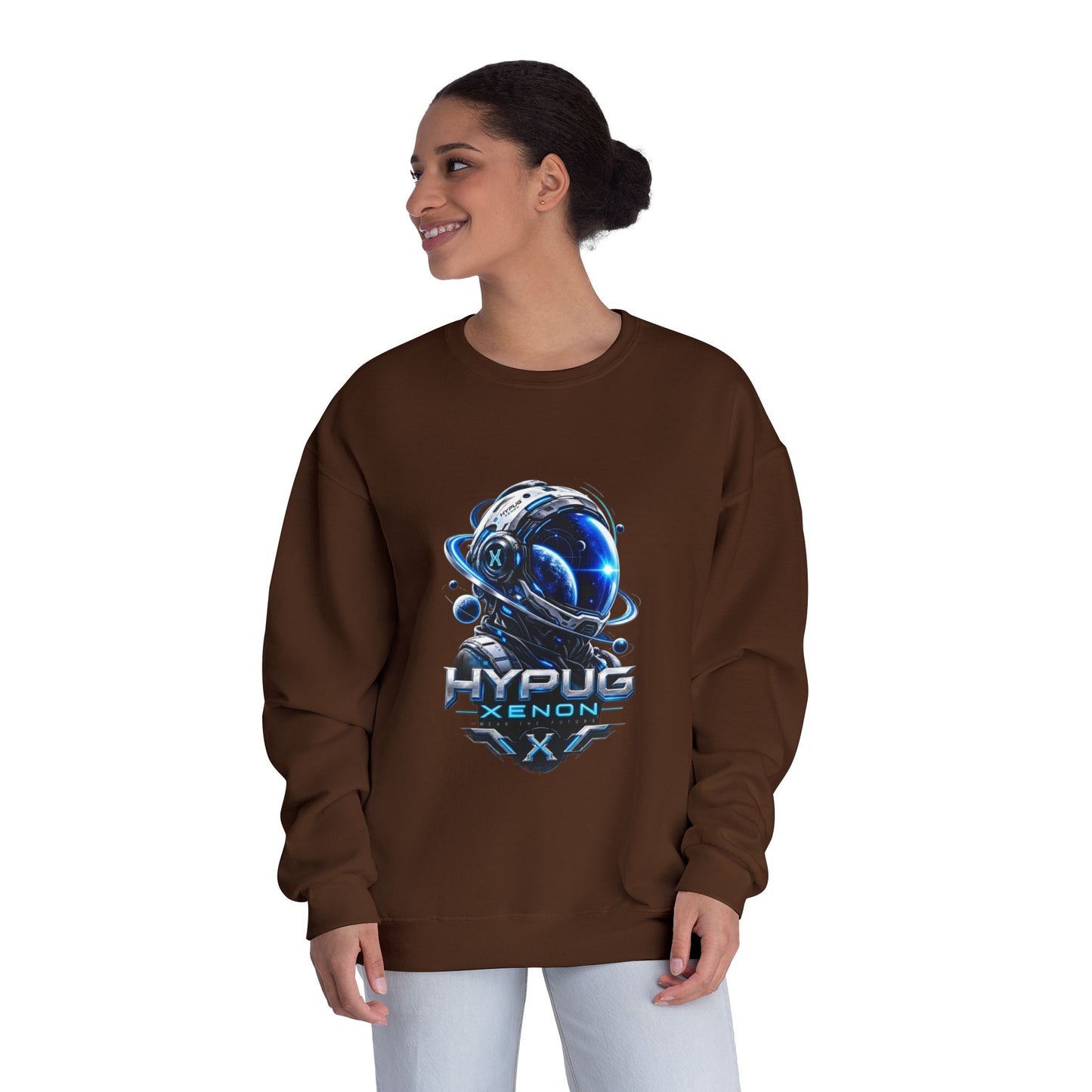 HYPUG XENON Cyber Orbit futuristic cyber streetwear sweatshirt