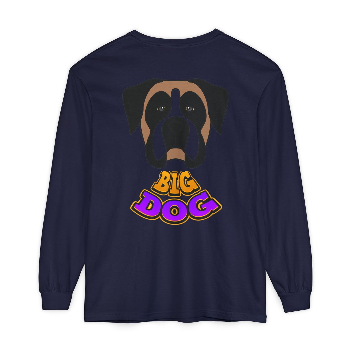 Big Dog Long Sleeve Tee — "Hypug Xenon" Graphic