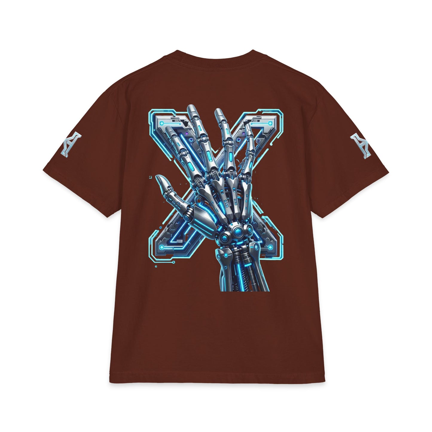 Hypug Cyber Skeleton Tee — Robotic X Ribcage Graphic Shirt