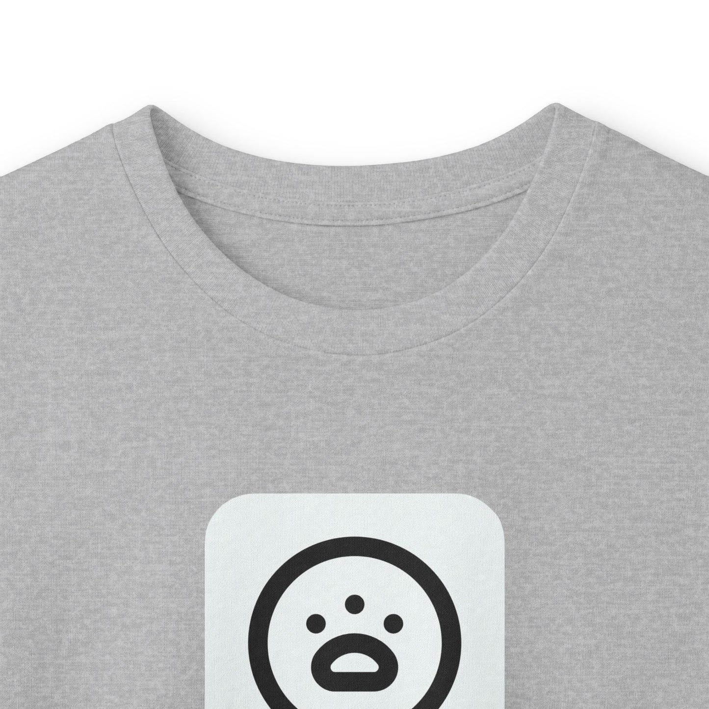 Big Dog Pug Graphic Long Sleeve Tee — Cute Dog Face Crewneck