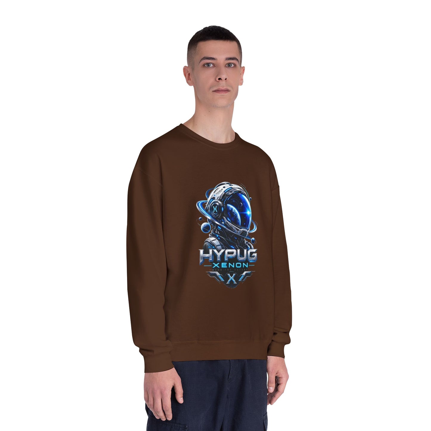 HYPUG XENON Cyber Orbit futuristic cyber streetwear sweatshirt