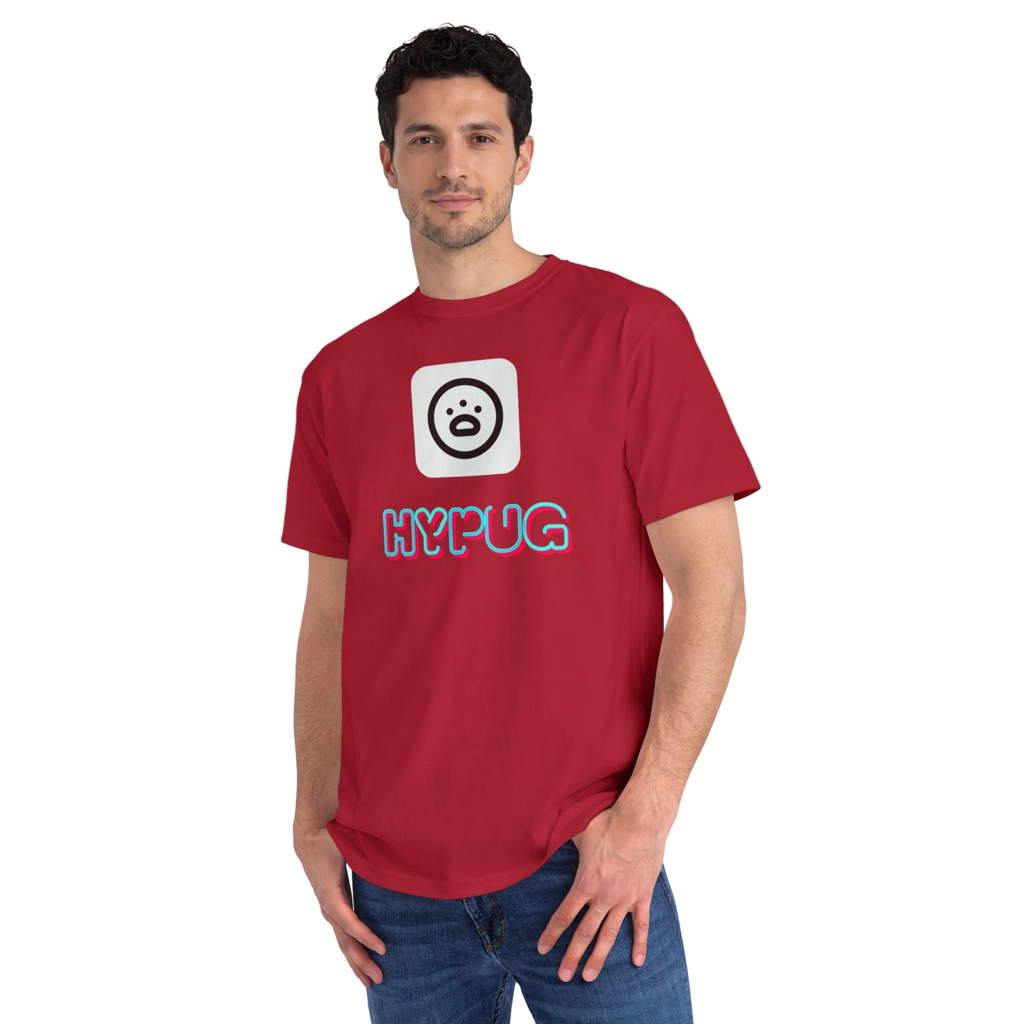 Big Dog Graphic Tee — Retro Pug Face Design