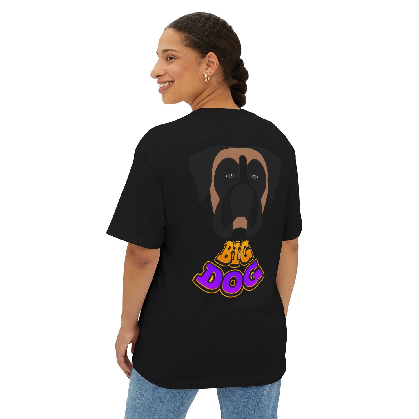 Big Dog Graphic Tee — "HY•PUG" Front Logo & Large Dog Back Print