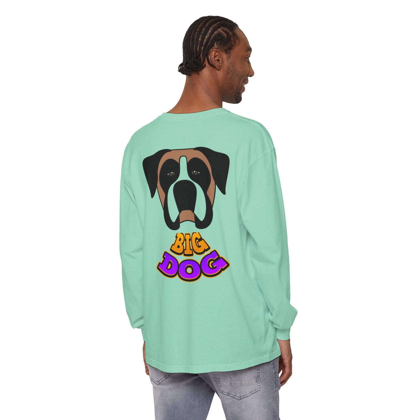 Big Dog Long Sleeve Tee — "Hypug Xenon" Graphic