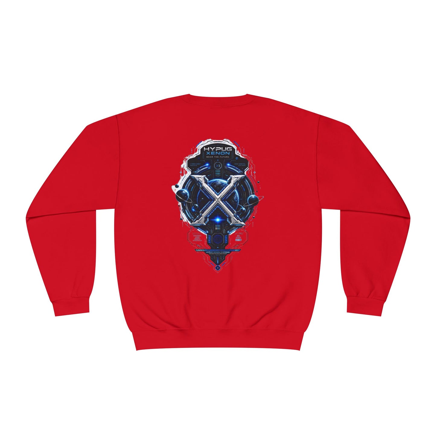 HYPUG XENON Cyber Orbit futuristic cyber streetwear sweatshirt