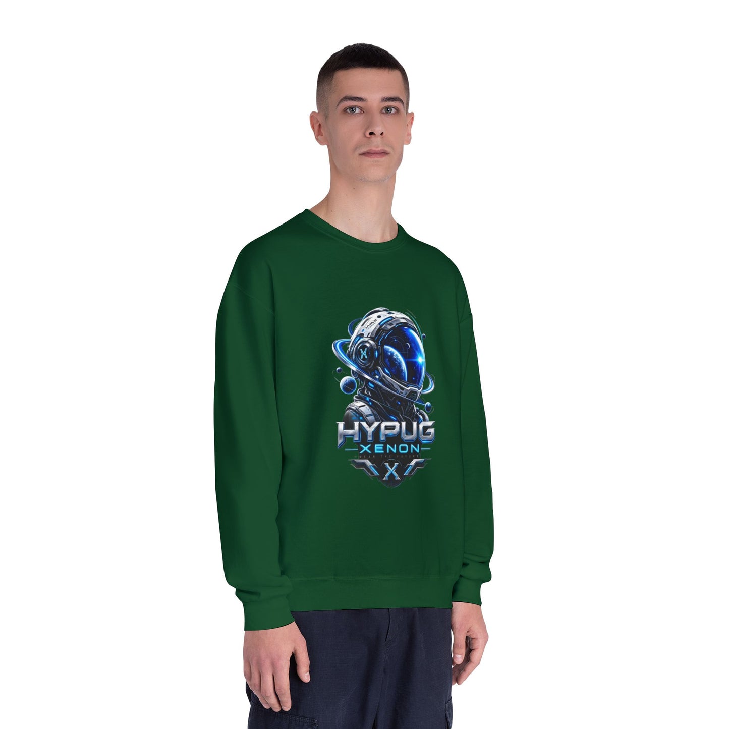 HYPUG XENON Cyber Orbit futuristic cyber streetwear sweatshirt