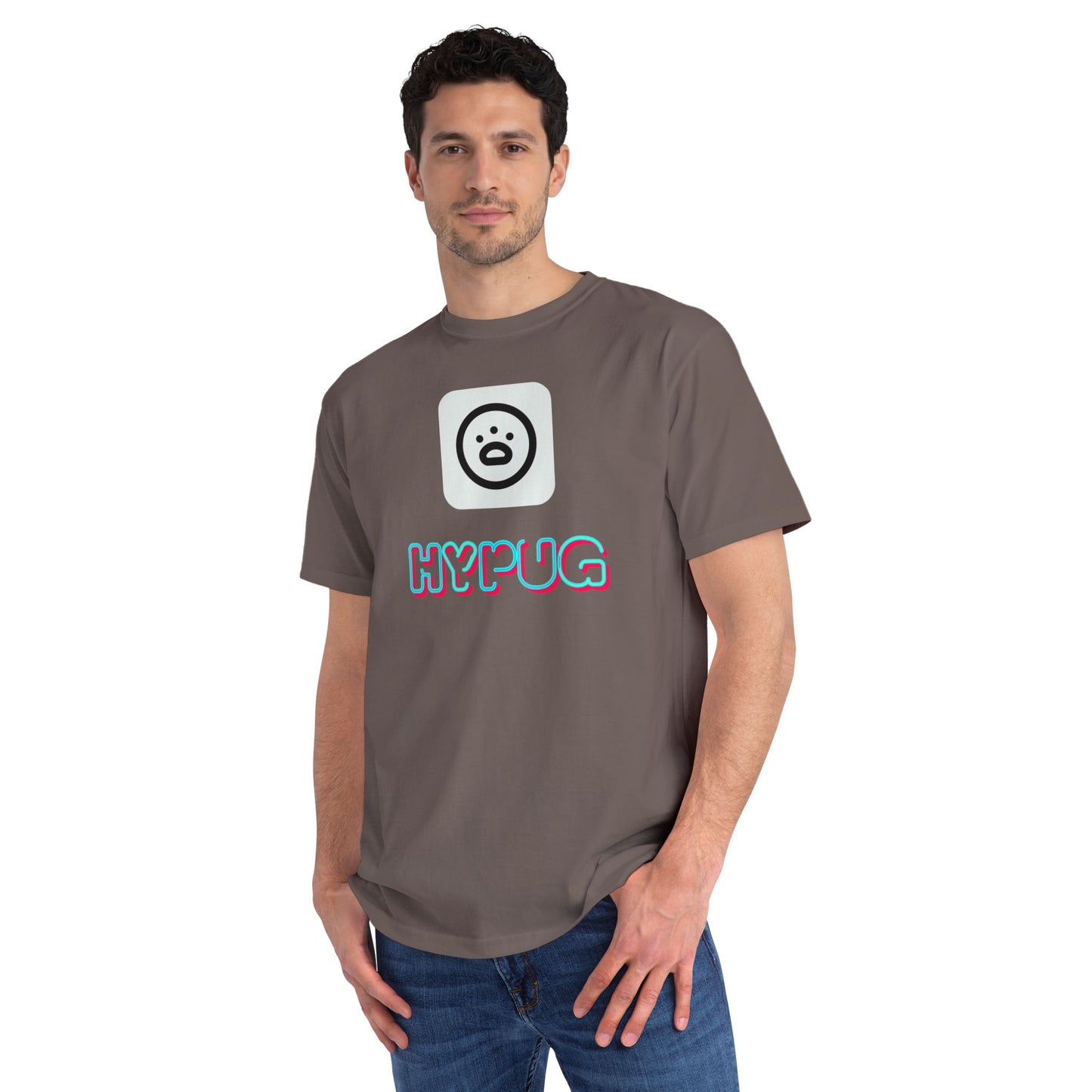 Big Dog Graphic Tee — Retro Pug Face Design