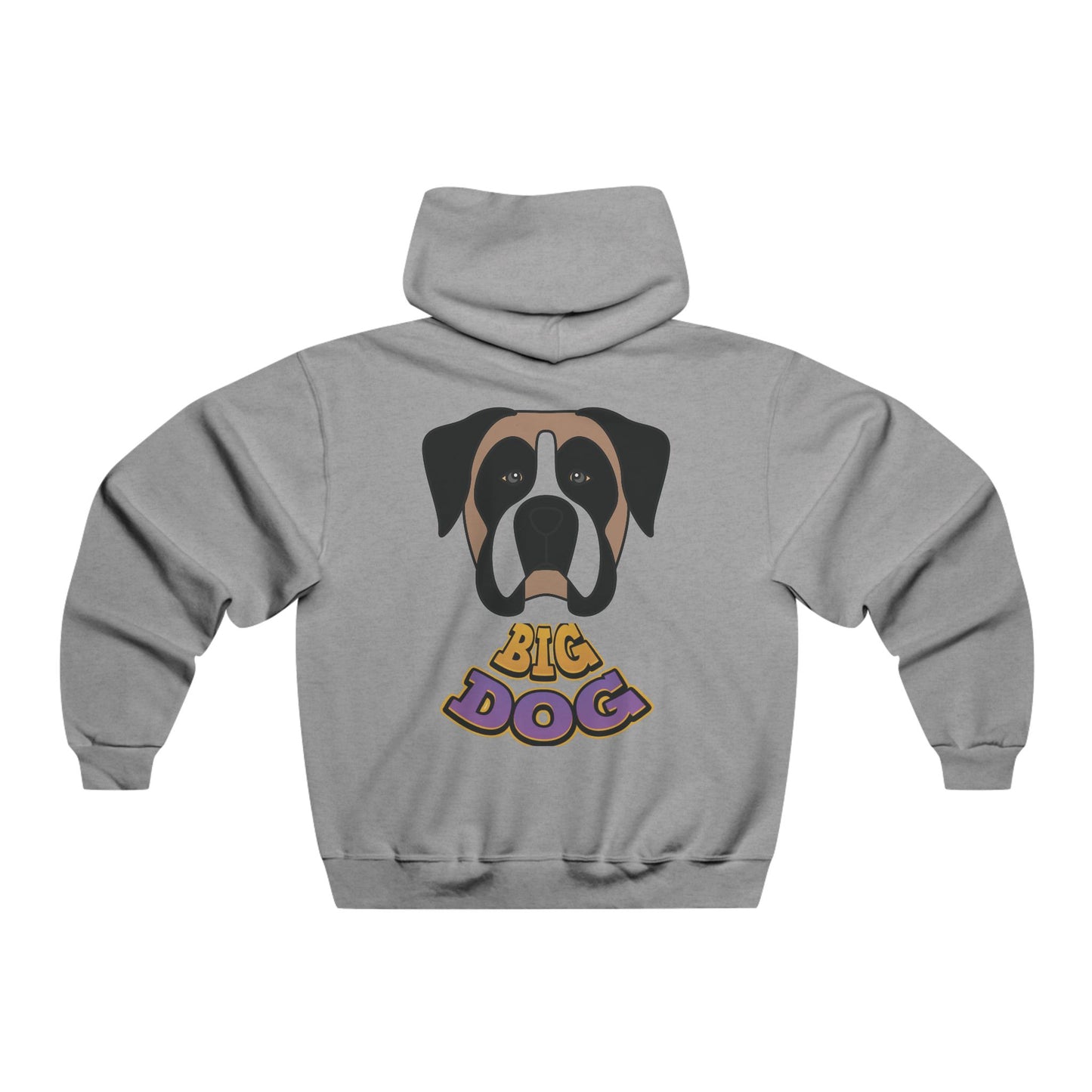 Big Dog Graphic Hoodie — Retro Boxer Illustration with 'HYFUG' Accent