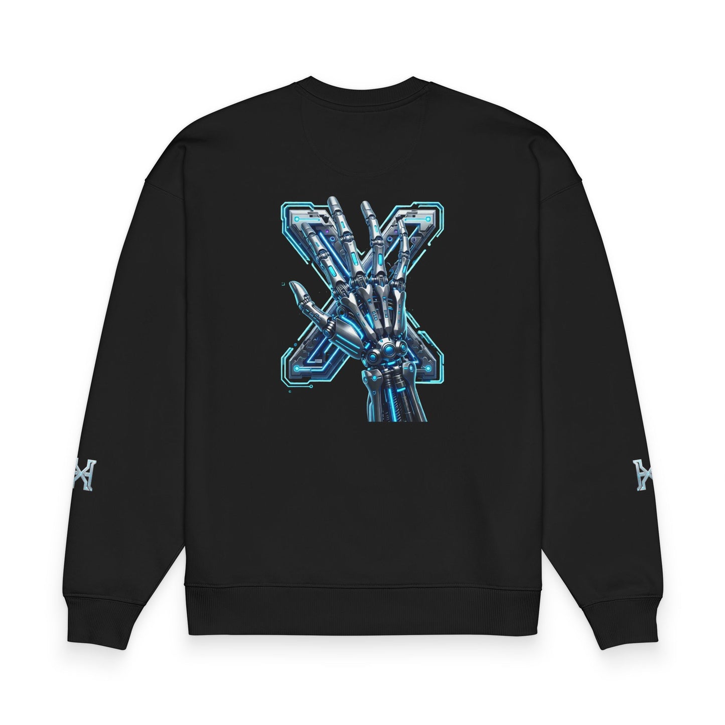 Hypug Xenon Skeleton X Sweatshirt — Futuristic Anatomical Graphic Crewneck