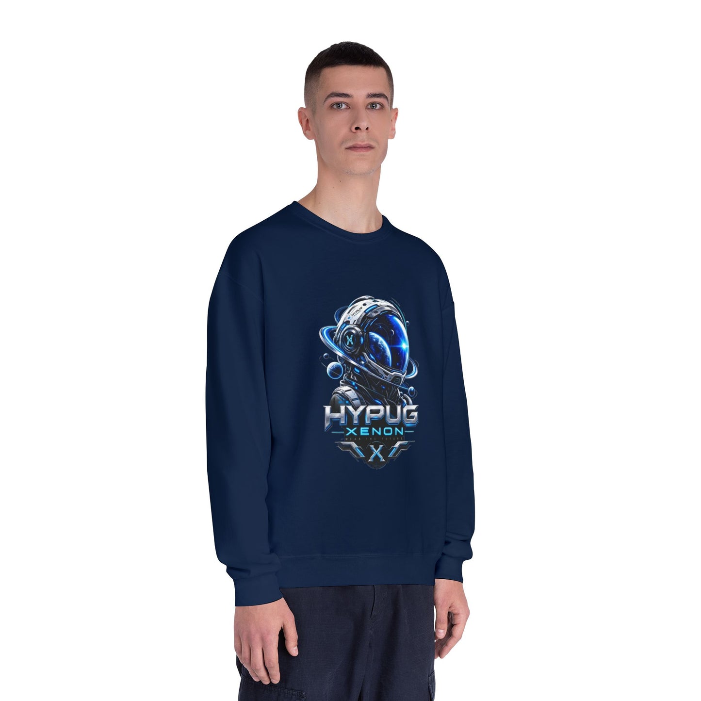 HYPUG XENON Cyber Orbit futuristic cyber streetwear sweatshirt