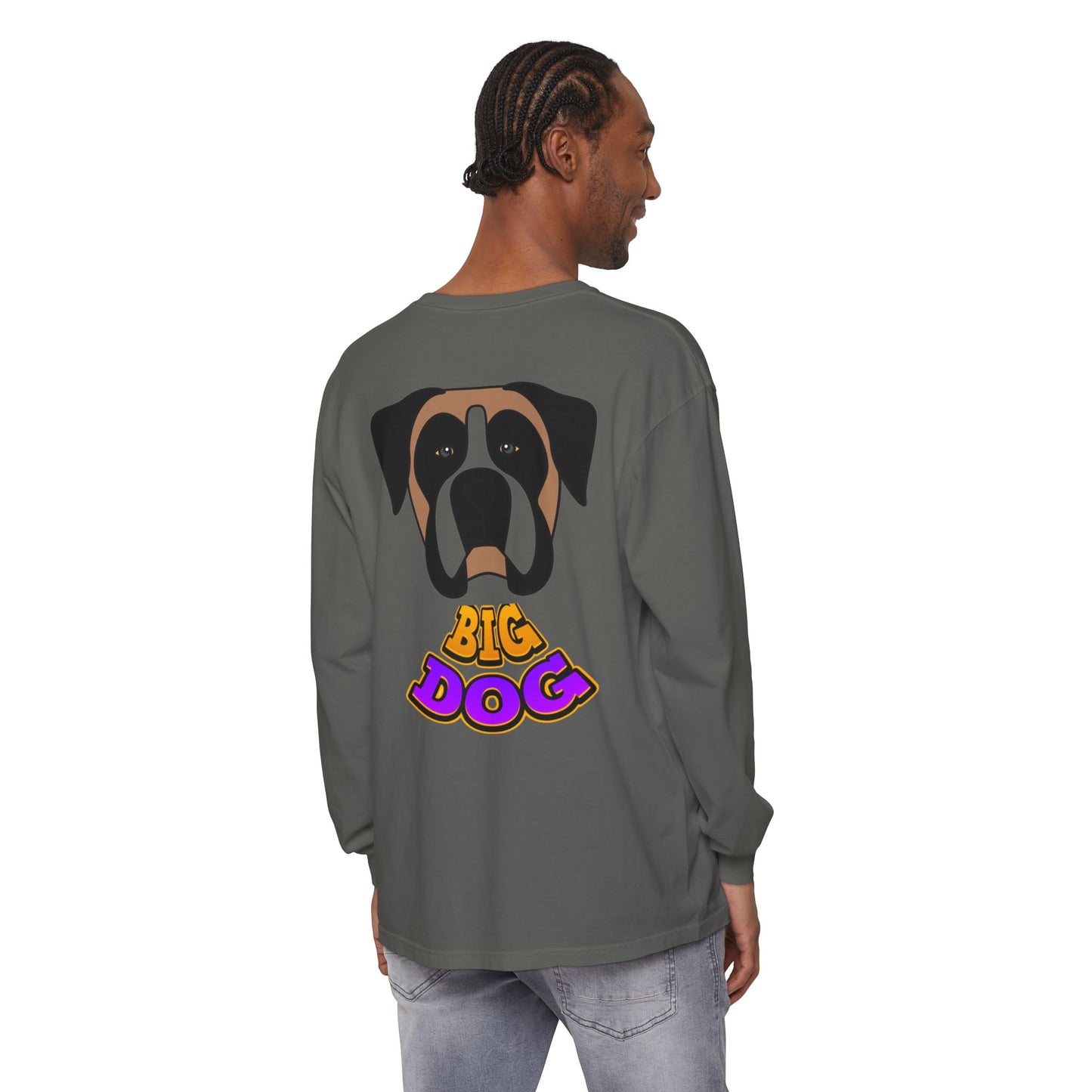 Big Dog Long Sleeve Tee — "Hypug Xenon" Graphic