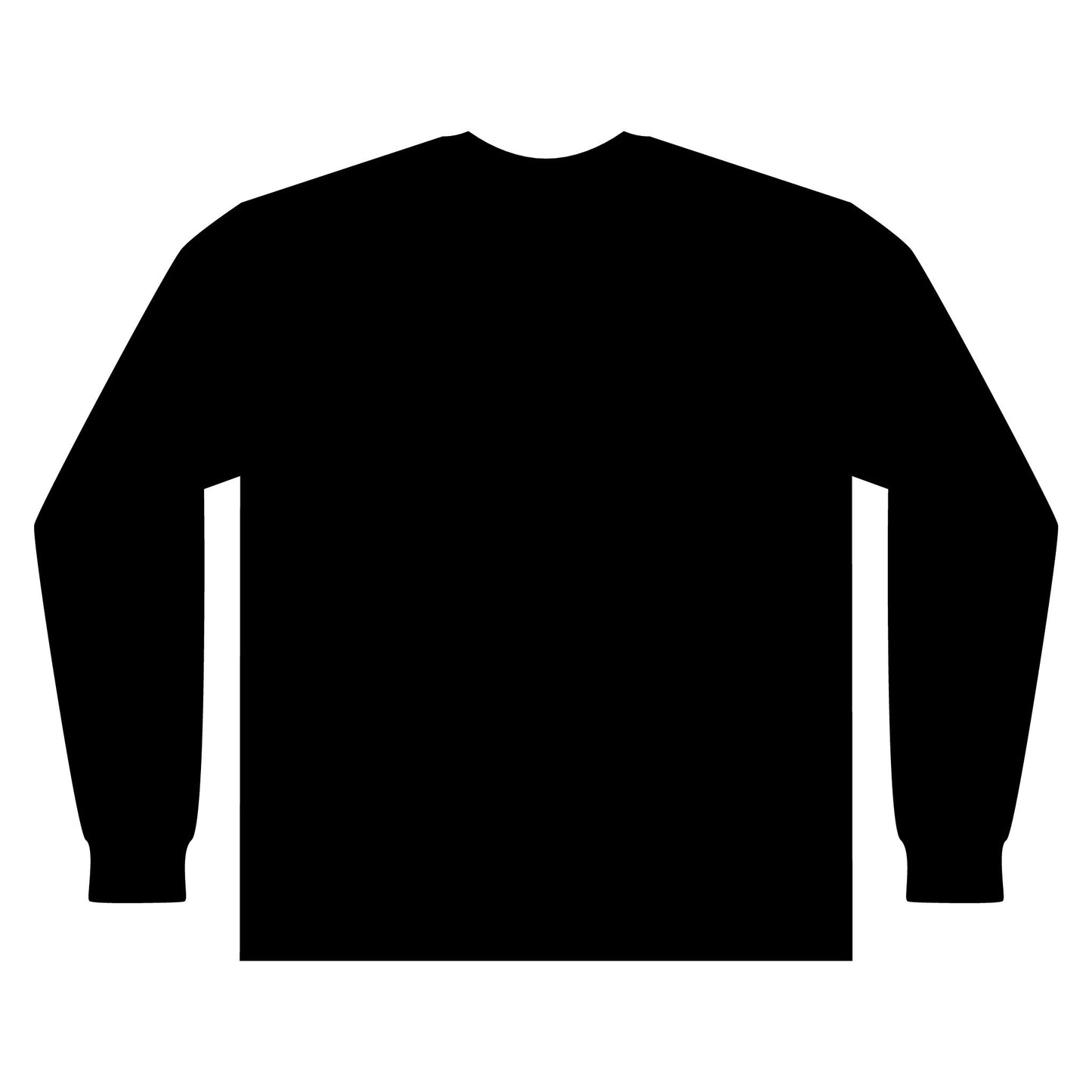 Hypug Xenon Ribcage X-Ray Long Sleeve — Skeleton Chest Anatomy Graphic Shirt