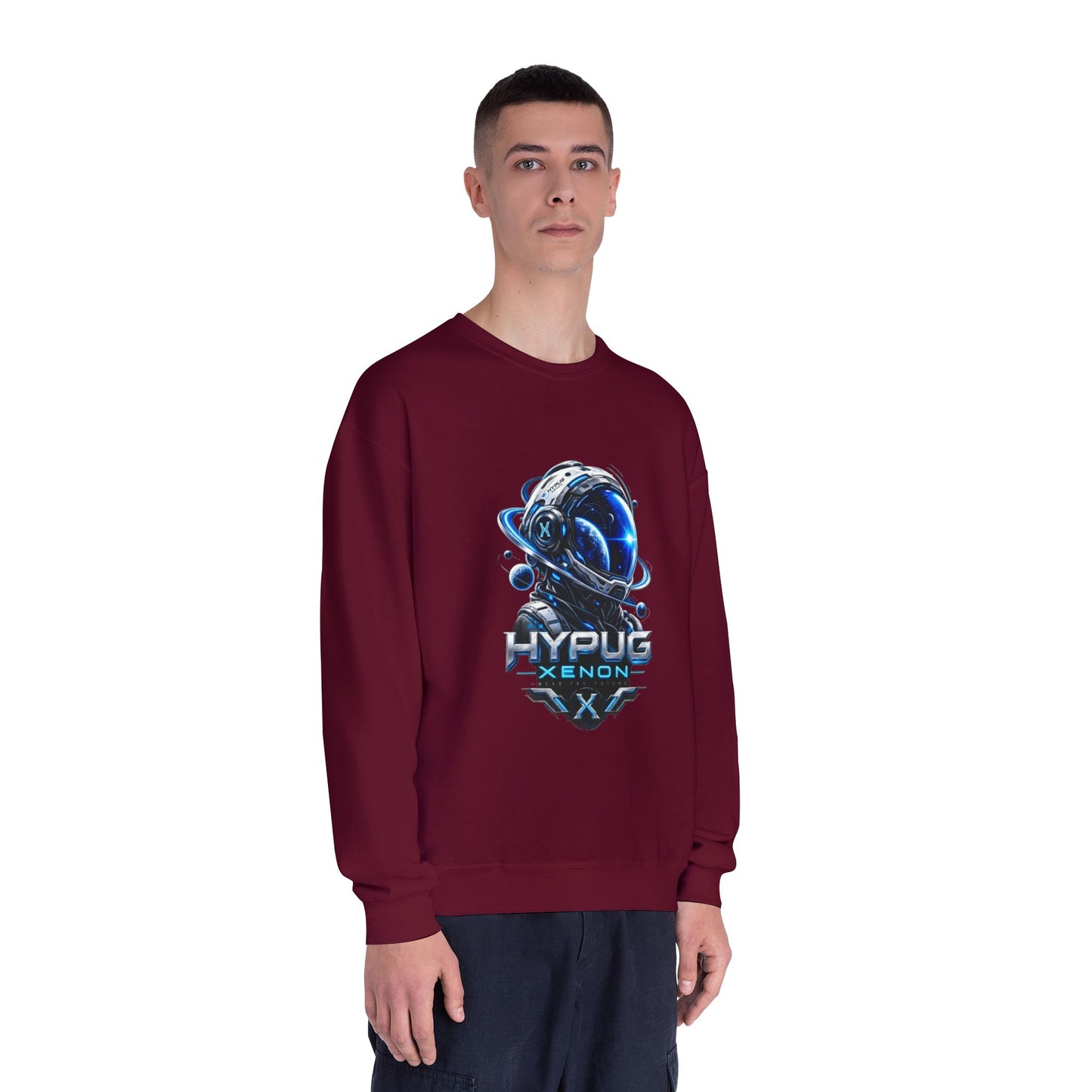 HYPUG XENON Cyber Orbit futuristic cyber streetwear sweatshirt