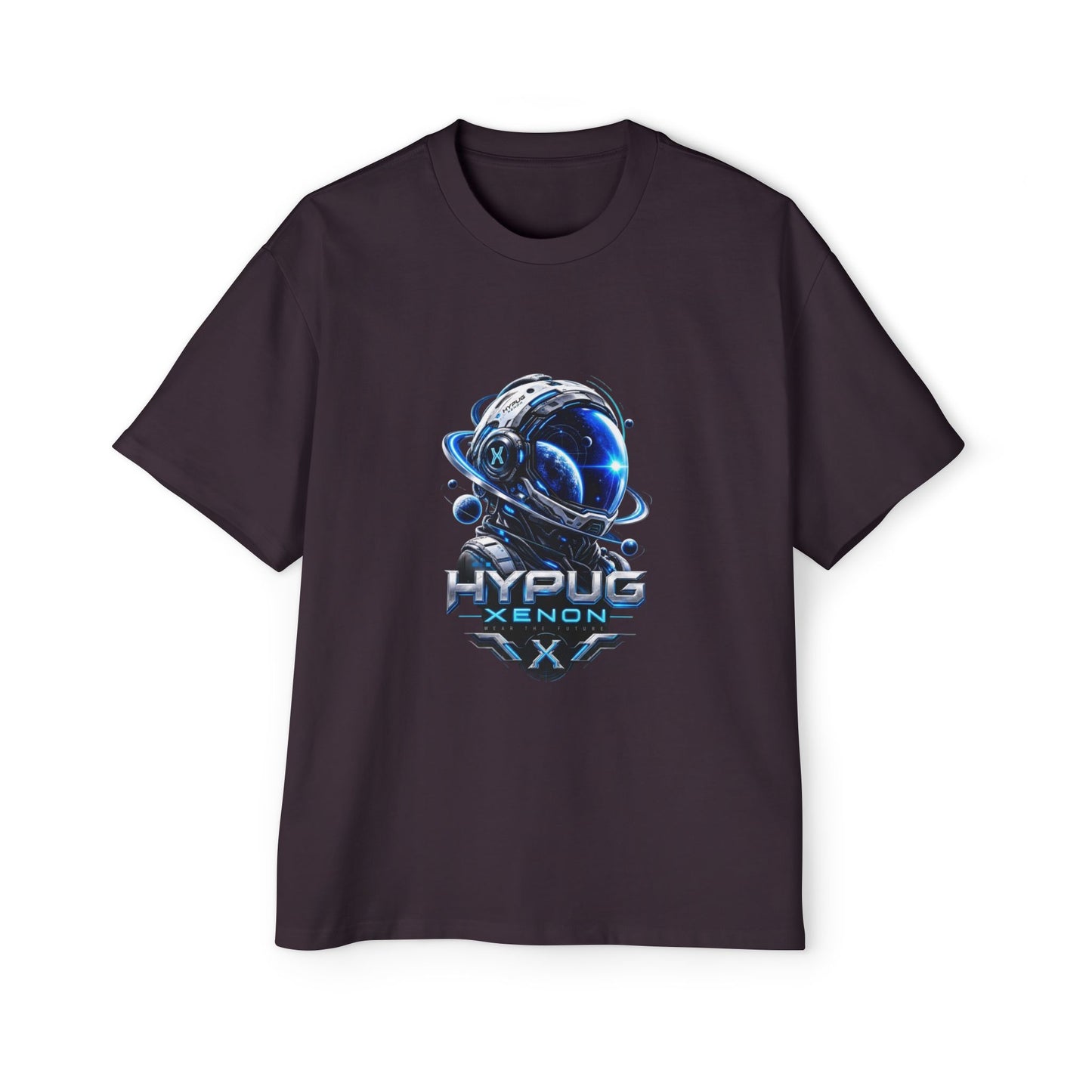 HYPUG XENON Cyber Orbit T-shirt back with futuristic orbital X graphic