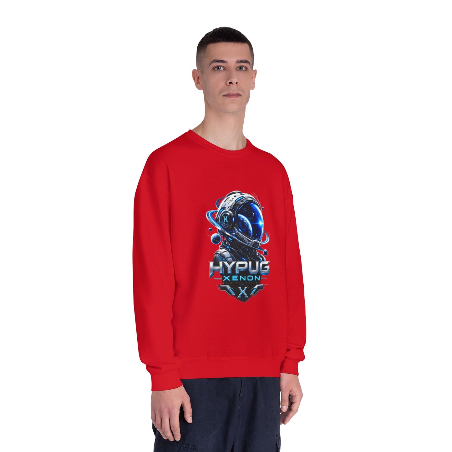 HYPUG XENON Cyber Orbit futuristic cyber streetwear sweatshirt