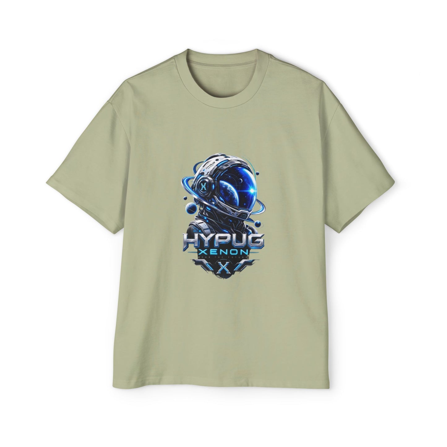 HYPUG XENON Cyber Orbit T-shirt back with futuristic orbital X graphic