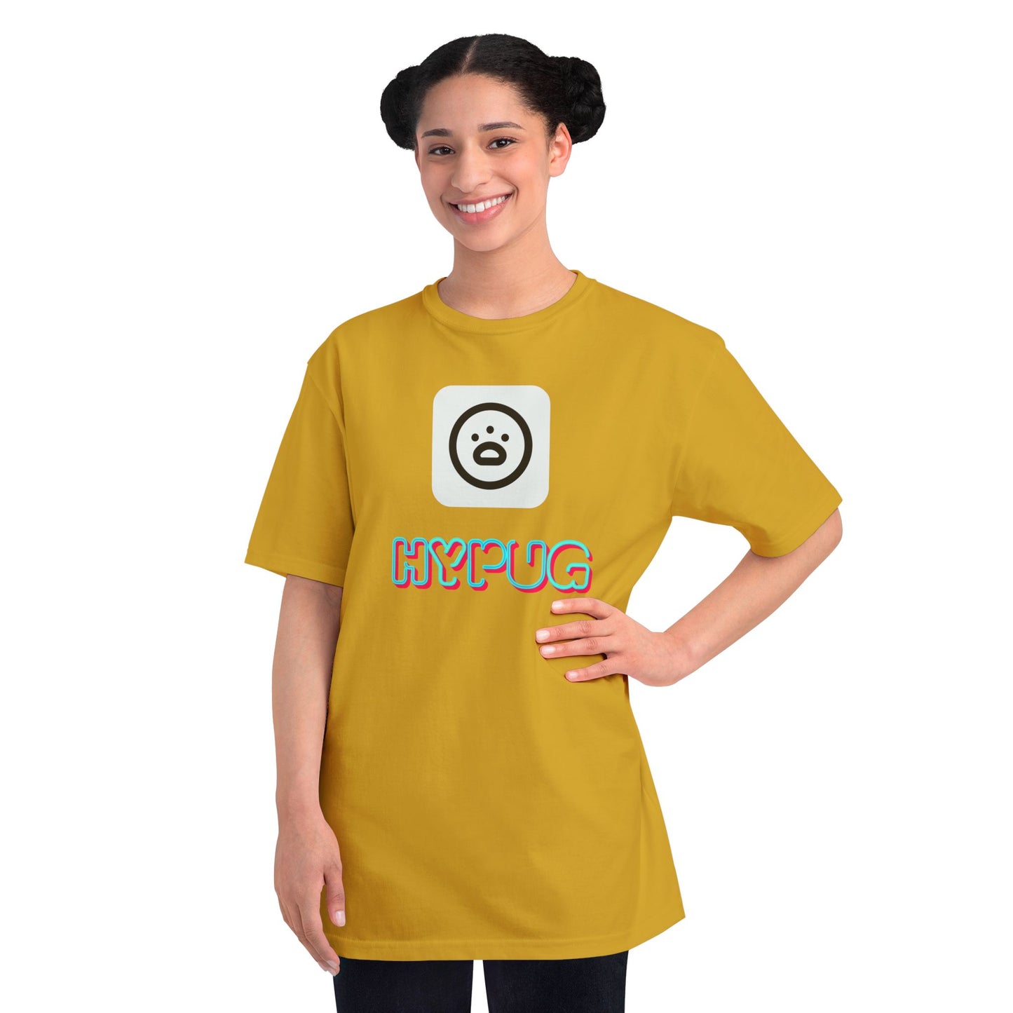 Big Dog Graphic Tee — Retro Pug Face Design