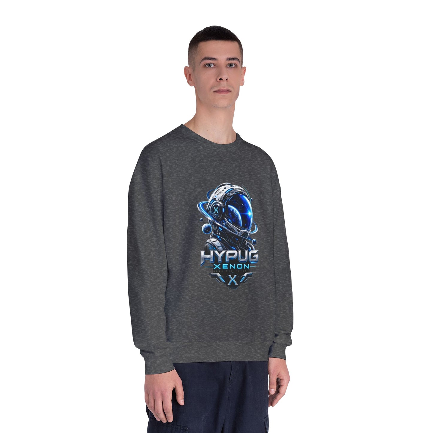 HYPUG XENON Cyber Orbit futuristic cyber streetwear sweatshirt