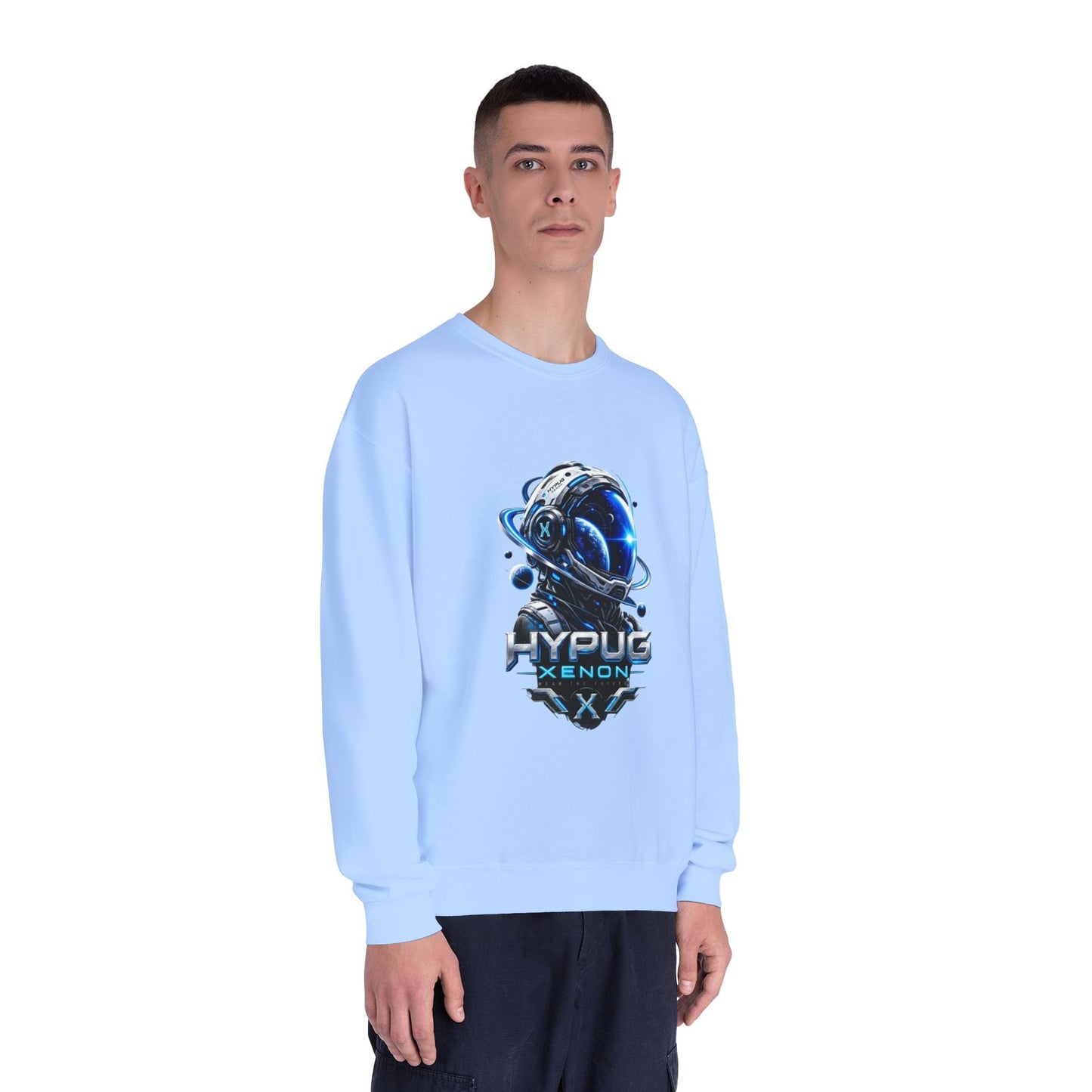 HYPUG XENON Cyber Orbit futuristic cyber streetwear sweatshirt