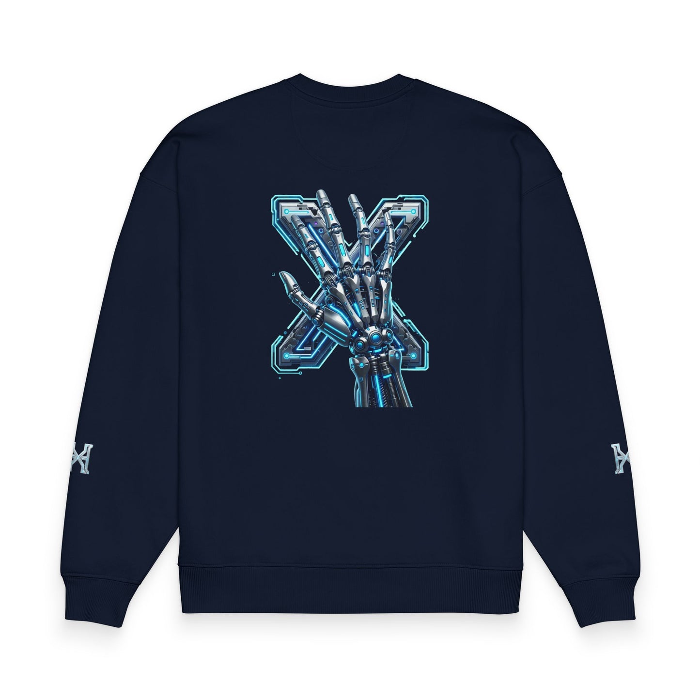 Hypug Xenon Skeleton X Sweatshirt — Futuristic Anatomical Graphic Crewneck