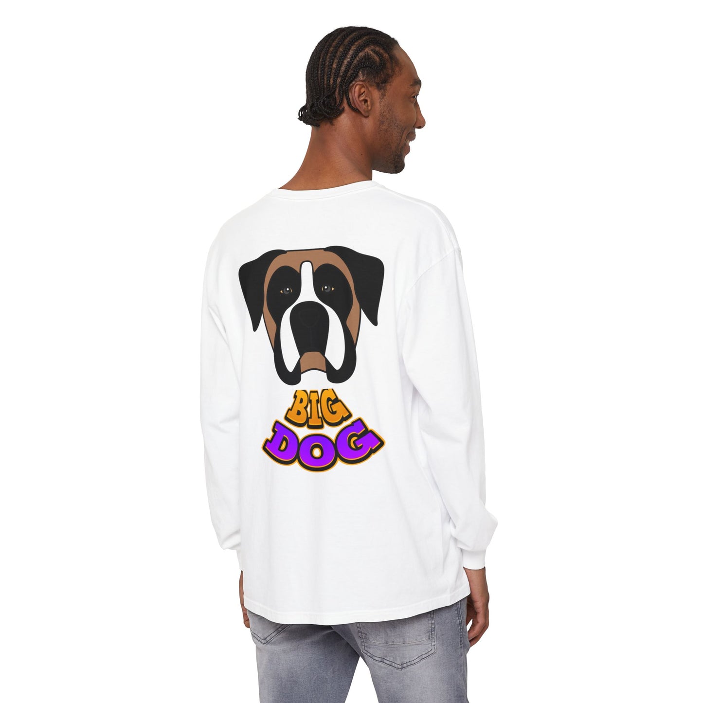 Big Dog Long Sleeve Tee — "Hypug Xenon" Graphic