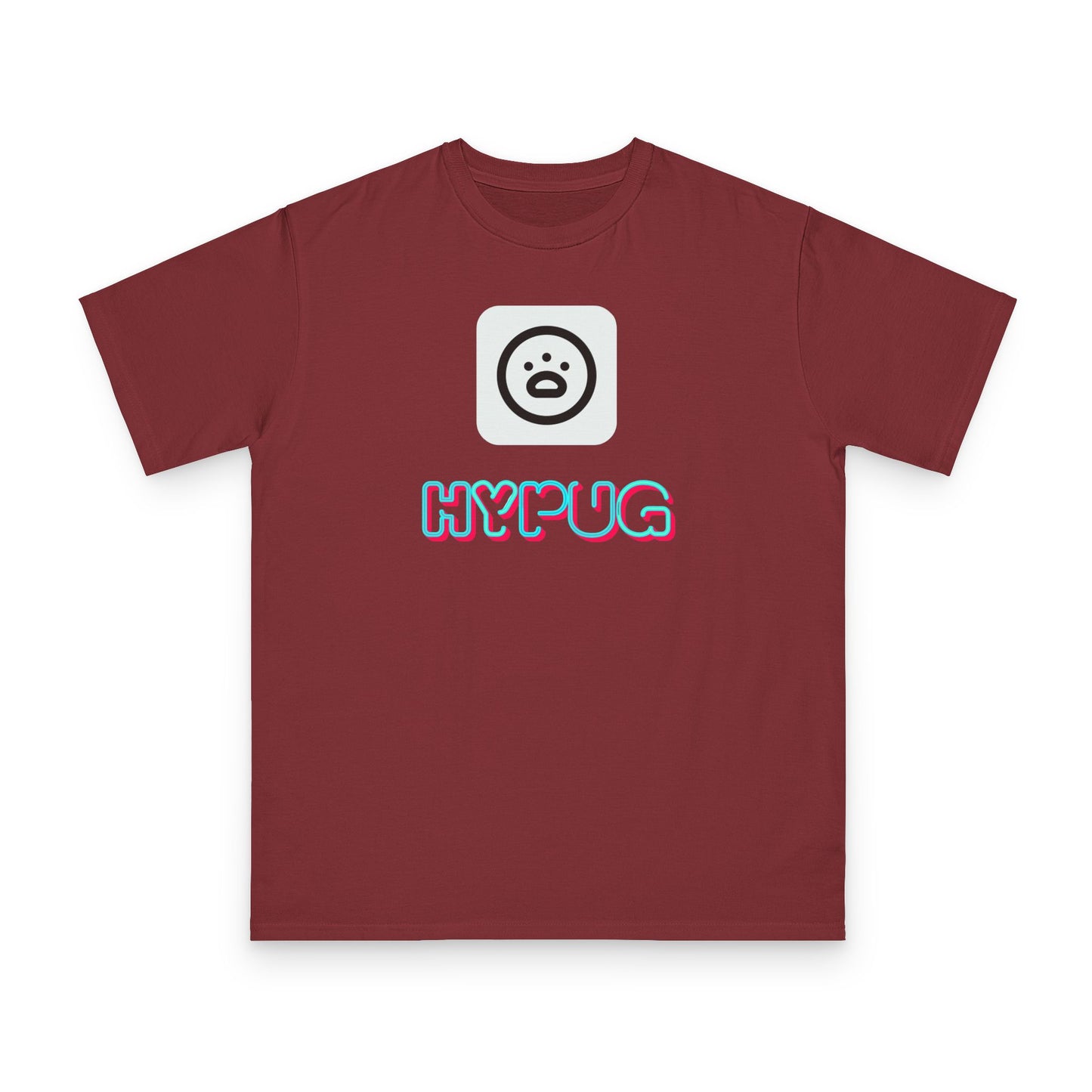 Big Dog Graphic Tee — Retro Pug Face Design