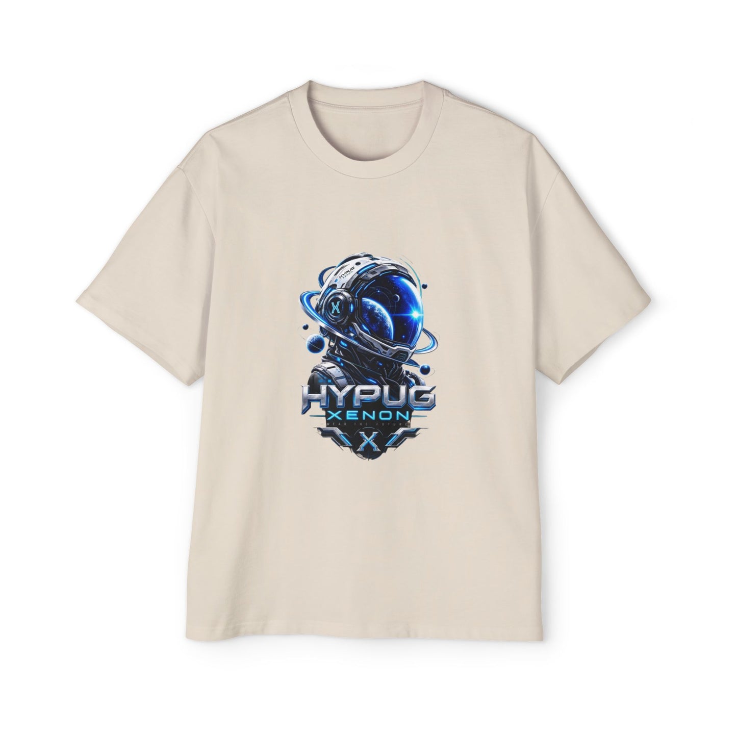 HYPUG XENON Cyber Orbit T-shirt back with futuristic orbital X graphic