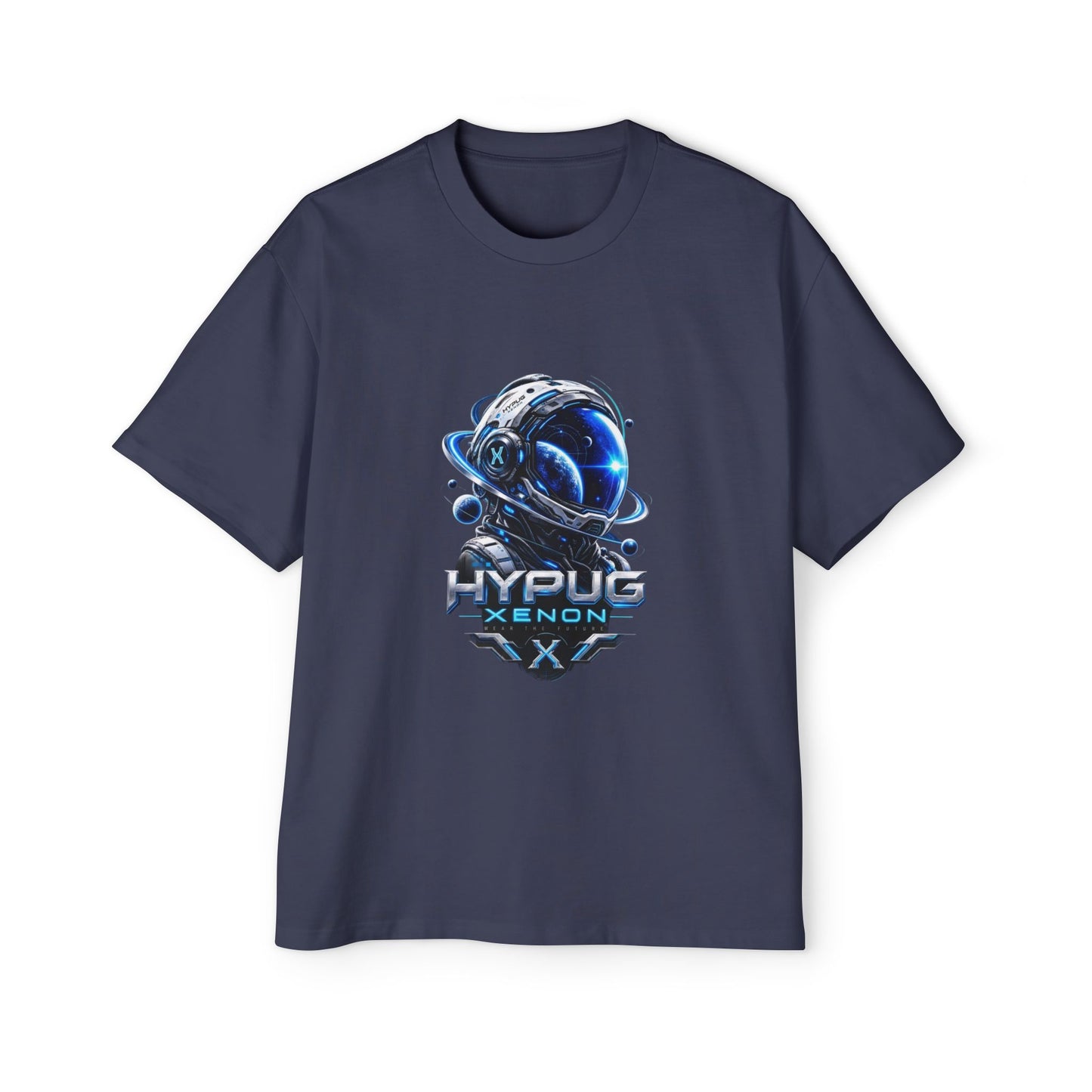 HYPUG XENON Cyber Orbit T-shirt back with futuristic orbital X graphic
