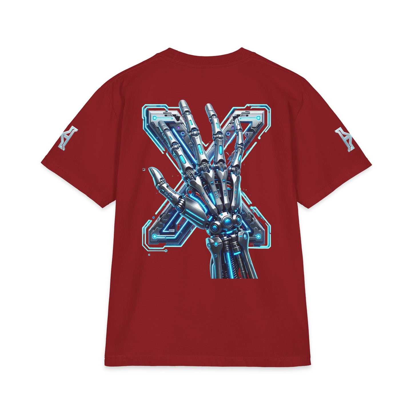 Hypug Cyber Skeleton Tee — Robotic X Ribcage Graphic Shirt