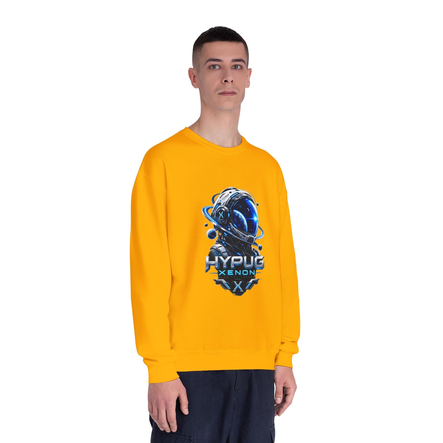 HYPUG XENON Cyber Orbit futuristic cyber streetwear sweatshirt
