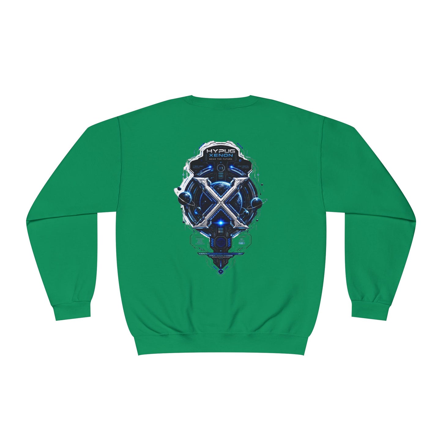 HYPUG XENON Cyber Orbit futuristic cyber streetwear sweatshirt