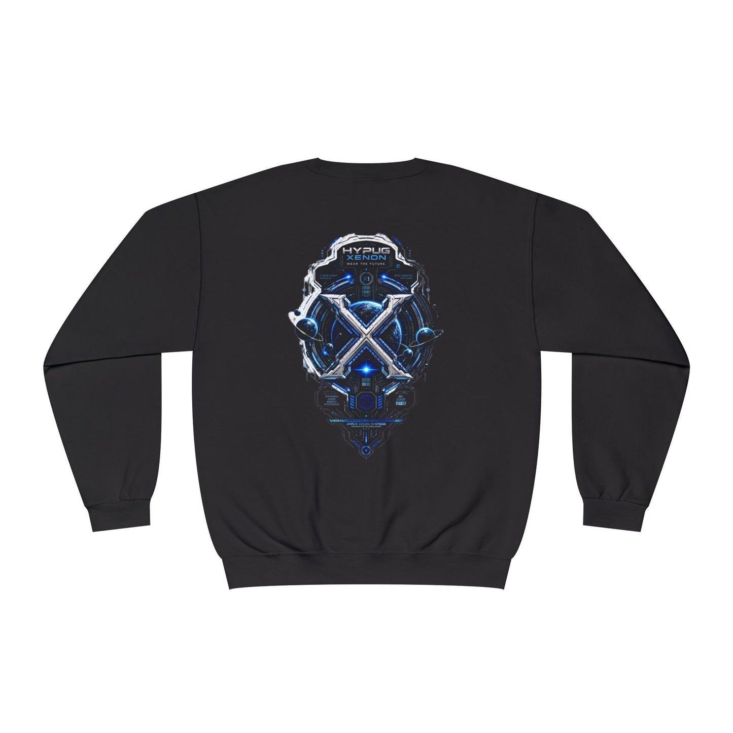 HYPUG XENON Cyber Orbit futuristic cyber streetwear sweatshirt