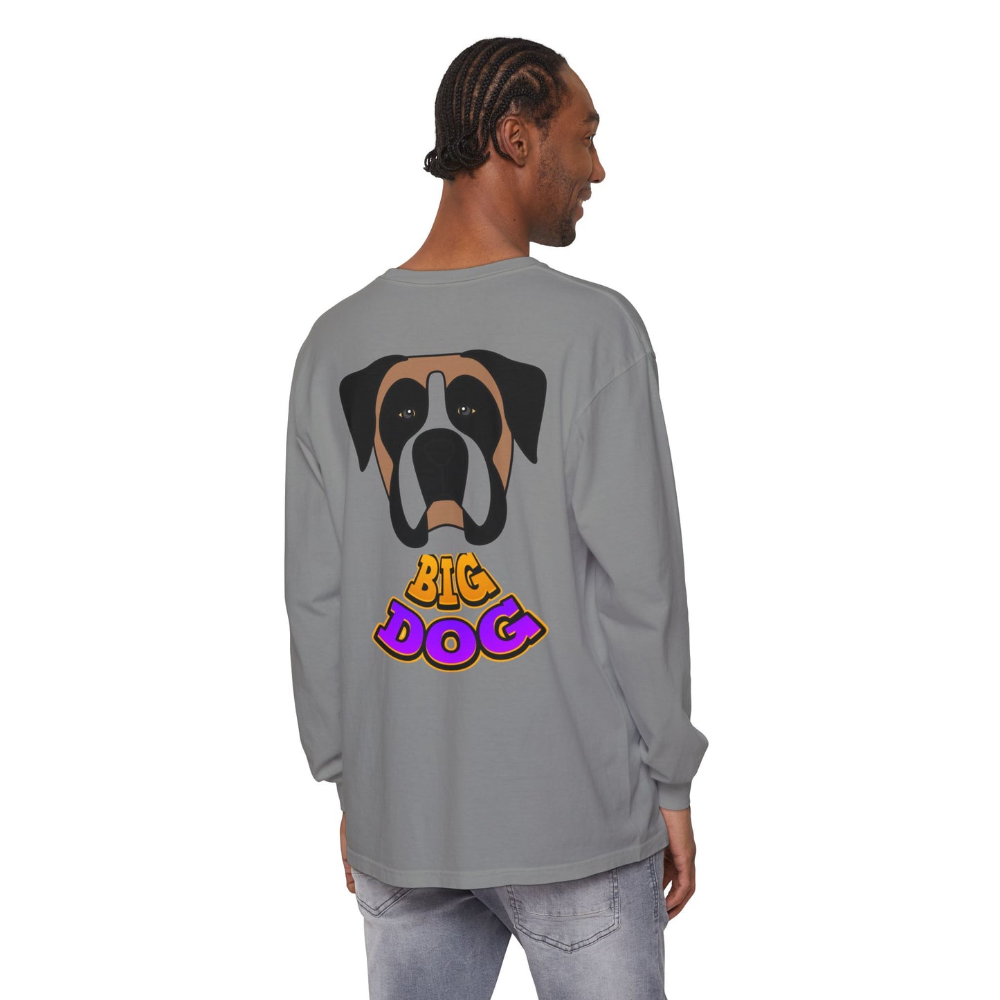 Big Dog Long Sleeve Tee — "Hypug Xenon" Graphic