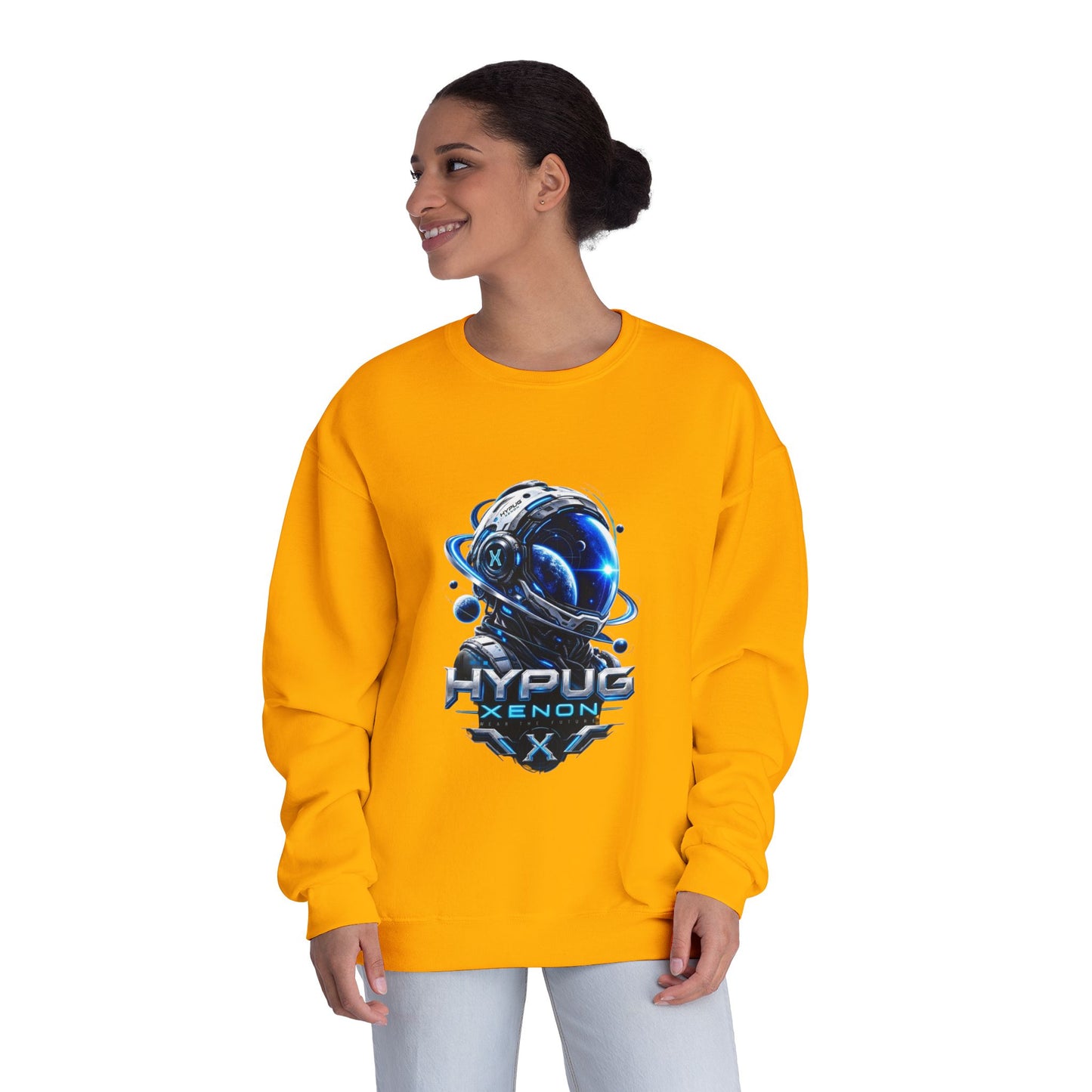 HYPUG XENON Cyber Orbit futuristic cyber streetwear sweatshirt