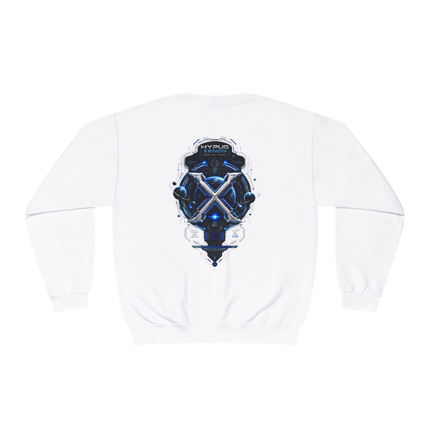 HYPUG XENON Cyber Orbit futuristic cyber streetwear sweatshirt