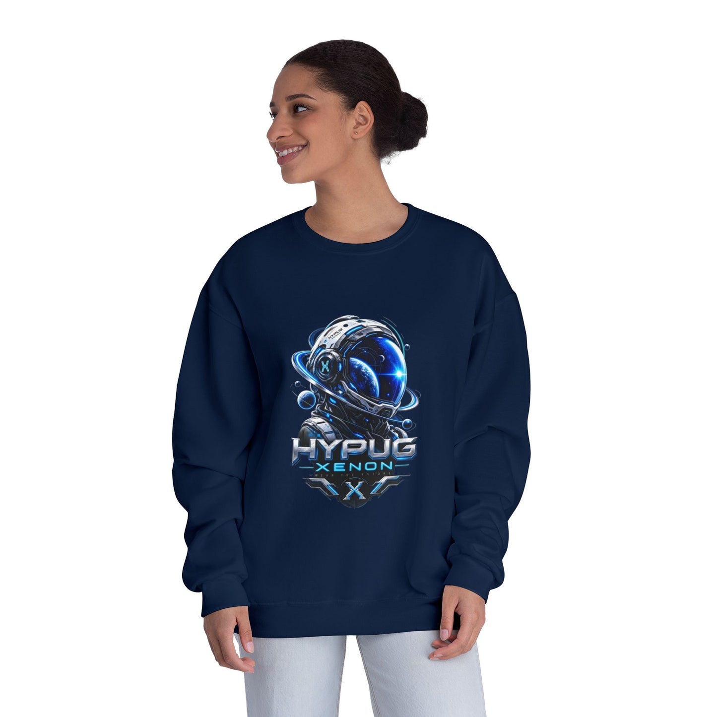 HYPUG XENON Cyber Orbit futuristic cyber streetwear sweatshirt