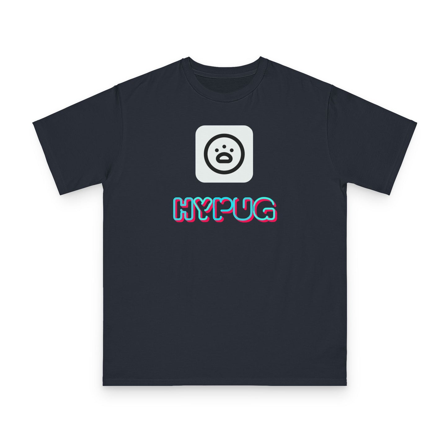 Big Dog Graphic Tee — Retro Pug Face Design