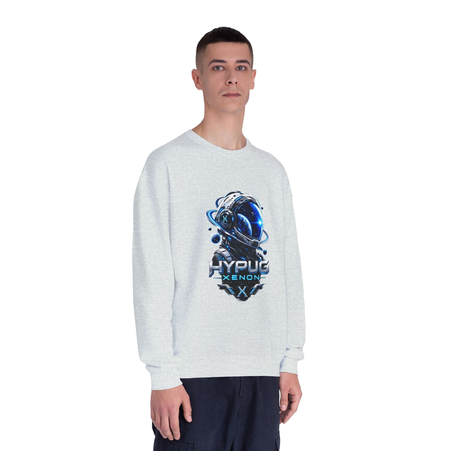 HYPUG XENON Cyber Orbit futuristic cyber streetwear sweatshirt