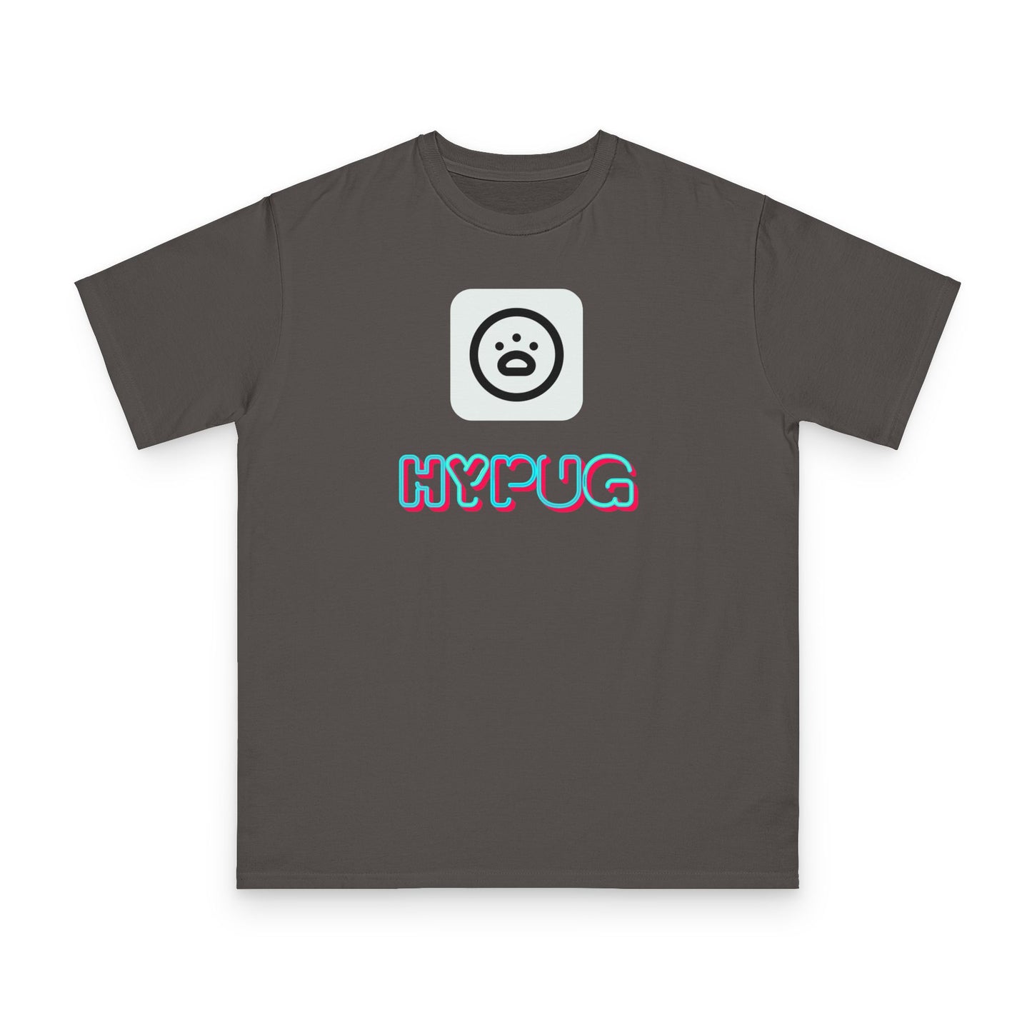 Big Dog Graphic Tee — Retro Pug Face Design