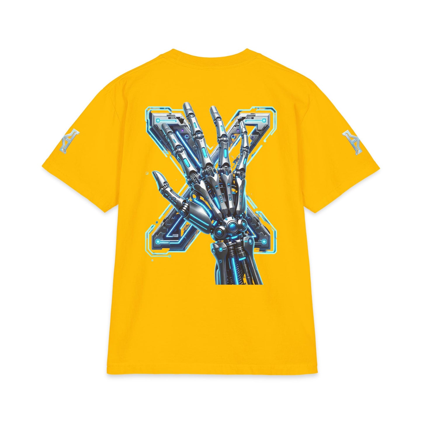 Hypug Cyber Skeleton Tee — Robotic X Ribcage Graphic Shirt