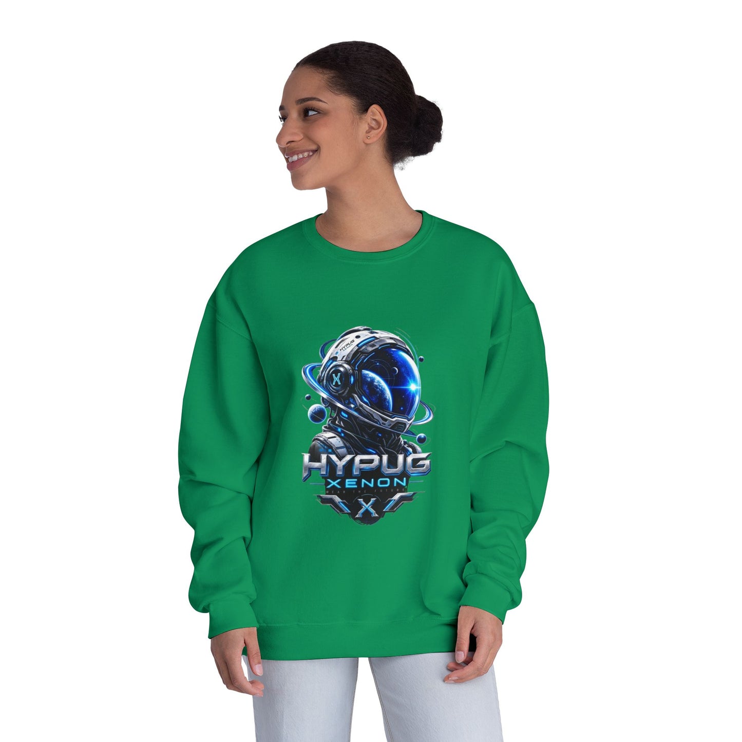 HYPUG XENON Cyber Orbit futuristic cyber streetwear sweatshirt