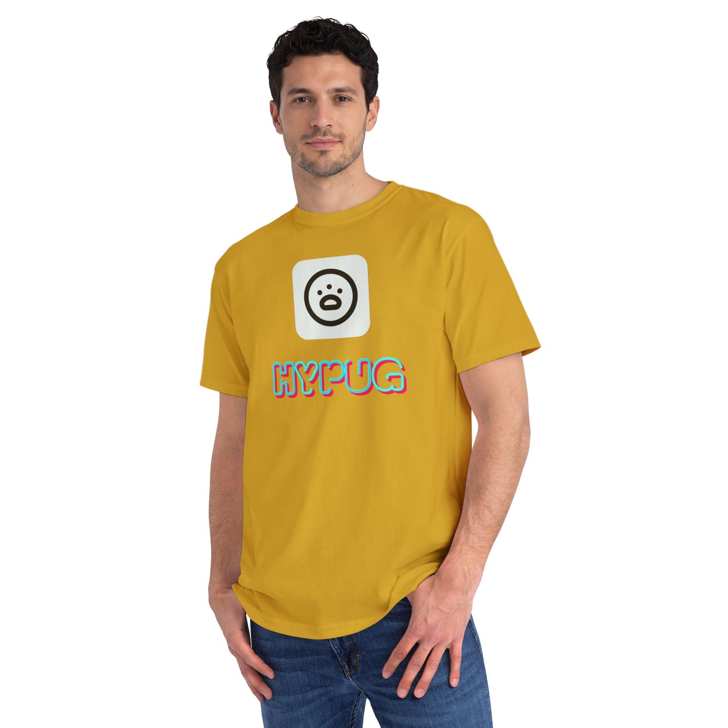 Big Dog Graphic Tee — Retro Pug Face Design