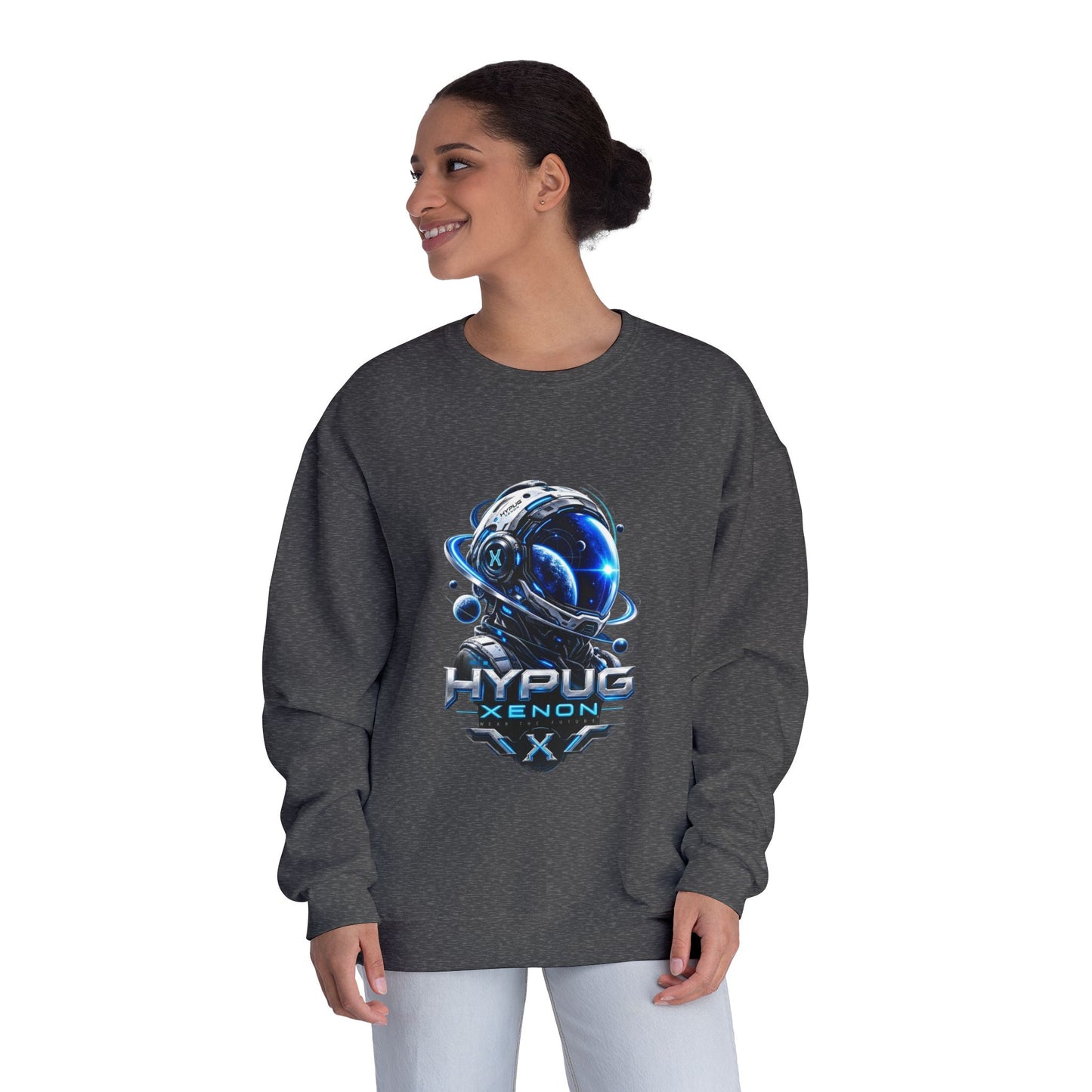 HYPUG XENON Cyber Orbit futuristic cyber streetwear sweatshirt